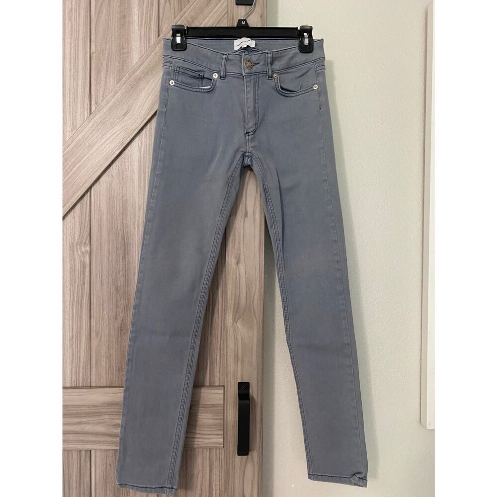 Bimba Y Lola Gray Slim Fit Jeans